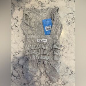 Ruffle Butts Gray Kids Matching Set